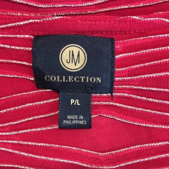 JM COLLECTION Holiday Blouse - Picture 4 of 6